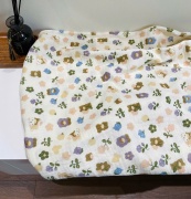 Khăn mặt muslin, khăn tắm muslin họa tiết xinh xắn cho bé giá rẻ